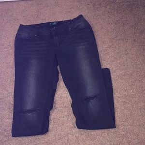 harmony & havoc black ripped jeans